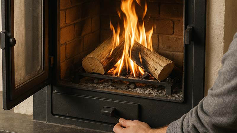 Как правильно топить печь камин